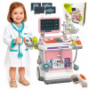 Súprava malý doktor lekársky vozík RTG EKG stetoskop zvuky Súprava malý doktor lekársky vozík RTG EKG stetoskop zvuky