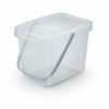 Prosperplast Odpadkový koš SYSTEMA Q COLLECT - objem: 6 l, barva: transparentní Prosperplast Odpadkový koš SYSTEMA Q COLLECT - objem: 6 l, barva: transparentní
