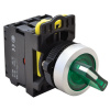 Otočný spínač s páčkou, podsvietený, zelená LED, 2-polohový Otočný spínač s páčkou, podsvietený, zelená LED, 2-polohový