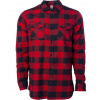Independent Dámska flanelová košeľa EXP50F Red XL