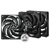 ARCTIC ventilátor P12 Slim PWM PST 3-Pack, 120mm, 4pin, PWM, černá ARCTIC ventilátor P12 Slim PWM PST 3-Pack, 120mm, 4pin, PWM, černá