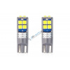 LED žiarovka T10 W5W CANBUS 10SMD 3030 White 12V24V LED žiarovka T10 W5W CANBUS 10SMD 3030 White 12V24V