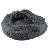 Tmavosivý pelech pre mačku ø 55 cm – Love Story Tmavosivý pelech pre mačku ø 55 cm – Love Story