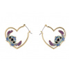 Lilo a Stitch Náušnice Stitch v srdci Lilo a Stitch Náušnice Stitch v srdci