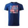 Sablio Tričko s potlačou La Casa de Papel Professor or Bella Ciao motiv 2 - modré XL Sablio Tričko s potlačou La Casa de Papel Professor or Bella Ciao motiv 2 - modré XL