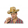 Pánsky kovbojský klobúk slamený Pánsky kovbojský klobúk slamený