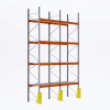 Majster Regál Palettenregale - Grundregal - 600 - 270 - 110 - 4 - 500 - 2 - wire mesh - protector, Pozinkované/Oranžová Majster Regál Palettenregale - Grundregal - 600 - 270 - 110 - 4 - 500 - 2 - wire mesh - protector, Pozinkované/Oranžová