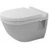 Duravit Starck 3 - Závesné WC, 360x540 mm, s WonderGliss, biela 22060900001