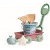 Rappa Androni RECYKLACE PASTEL Sada na písek oceán s vozíkem Rappa Androni RECYKLACE PASTEL Sada na písek oceán s vozíkem