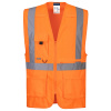 PORTWEST HI-VIS C357 / Reflexná vesta s vreckom na tablet - HV oranžová M PORTWEST HI-VIS C357 / Reflexná vesta s vreckom na tablet - HV oranžová M