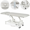 Elektrické terapeutické lehátko s ručným ovládačom Simply 2 Comfort – svetlosivé Elektrické terapeutické lehátko s ručným ovládačom Simply 2 Comfort – svetlosivé