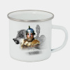 plechový hrnček - Viking a thorovo kladivo plechový hrnček - Viking a thorovo kladivo