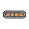 Výstražné LED svetlo 12/24V - oranžové 4x4W LED / ECE R65 (98x30x11mm) Výstražné LED svetlo 12/24V - oranžové 4x4W LED / ECE R65 (98x30x11mm)