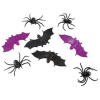 Halloweenska dekorácie gumový pavúky 8 ks