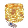 DRÔTIKOVÉ LAMPY 5m 30 LED TEPLÁ BIELA FARBA NA USB K DEKORÁCII AJ NA VIANOČNÝ STROMČEK DRÔTIKOVÉ LAMPY 5m 30 LED TEPLÁ BIELA FARBA NA USB K DEKORÁCII AJ NA VIANOČNÝ STROMČEK
