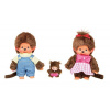Sekiguchi 254870 Monchhichi Family Plush Toy Set Boy / Girl with Baby Sekiguchi 254870 Monchhichi Family Plush Toy Set Boy / Girl with Baby