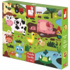 Janod Puzzle dotykové Zvieratká na farme s textúrou 20 ks senzorické Janod Puzzle dotykové Zvieratká na farme s textúrou 20 ks senzorické