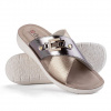 Dámske šľapky na kline so zlatými pásikmi veľ. 41 Dámske šľapky na kline so zlatými pásikmi veľ. 41