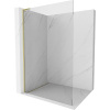 Mexen Kioto L, sprchová zástena Walk-In 80 x 200 cm, 8mm číre sklo, zlatý matný profil, 800-080-103-55-00 Mexen Kioto L, sprchová zástena Walk-In 80 x 200 cm, 8mm číre sklo, zlatý matný profil, 800-080-103-55-00