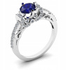 Biely zlatý shafír a diamantový prsteň (Biely zlatý shafír a diamantový prsteň) Biely zlatý shafír a diamantový prsteň (Biely zlatý shafír a diamantový prsteň)