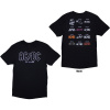 Tričko AC/DC - History Logo, Unisex,Čierna,L Tričko AC/DC - History Logo, Unisex,Čierna,L