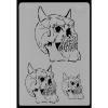Set airbrush šablón Harder&Steenbeck, formát A4 - 210 x 297 mm (Skull) Set airbrush šablón Harder&Steenbeck, formát A4 - 210 x 297 mm (Skull)