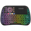 Bezdrôtová klávesnica Savio KW-04 RGB čierna Bezdrôtová klávesnica Savio KW-04 RGB čierna