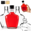 5x Fľaša na whisky, pálenku, likéry, brandy, koňak, alkohol HERKULES 200ml 5x Fľaša na whisky, pálenku, likéry, brandy, koňak, alkohol HERKULES 200ml