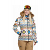 Dámská SNB & SKI bunda Meatfly Bonie 2024 White Jones Dámská SNB & SKI bunda Meatfly Bonie 2024 White Jones