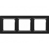 LEGRAND VALENA Rámik 3P čierna+strieborný pásik 770393 LEGRAND VALENA Rámik 3P čierna+strieborný pásik 770393