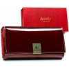 Peňaženka - Rovicky Portfólio Prírodná koža Červená R-42102-PLN 0042 Produkt Červenej ženy (Rovicky Veľká dámska kožená peňaženka RFID úrovne)