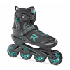 ROCES Icon Inline korčule Softboot dámske 80 mm 82A Čierna/aqua veľkosť 39