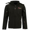 GEOGRAPHICAL NORWAY bunda pánska TUNAR MEN 009 softshell S Černá GEOGRAPHICAL NORWAY bunda pánska TUNAR MEN 009 softshell S Černá