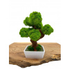 Machový 3D bonsai White II. Machový 3D bonsai White II.