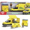 Dickie DHL zásielková doprava 25 cm žltá Dickie DHL zásielková doprava 25 cm žltá