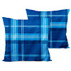 4Home Flanelová obliečka na vankúšik Blue plaid, 40 x 40 cm 4Home Flanelová obliečka na vankúšik Blue plaid, 40 x 40 cm