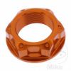 Matka krku riadenia M22X1.00 mm Alu oranžový Pre Yamaha XV 1600 Wild Star / XV 1700 Road Star 1999-2005 Matka krku riadenia M22X1.00 mm Alu oranžový Pre Yamaha XV 1600 Wild Star / XV 1700 Road Star 1999-2005