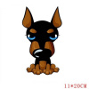 Nálepka na auto Doberman alebo Dalamtin Variant: Doberman Nálepka na auto Doberman alebo Dalamtin Variant: Doberman