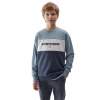 Chlapčenská mikina 4F JUNIOR-SWEATSHIRT-JWSS24TSWSM0923-34S-LIGHT BLUE Modrá 140 2024 Chlapčenská mikina 4F JUNIOR-SWEATSHIRT-JWSS24TSWSM0923-34S-LIGHT BLUE Modrá 140 2024