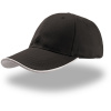 Atlantis Headwear Kšiltovka Zoom Piping Sandwich, baseballová, 6 panelová COT33000498099-black/white Černá/bílá UNI Atlantis Headwear Kšiltovka Zoom Piping Sandwich, baseballová, 6 panelová COT33000498099-black/white Černá/bílá UNI