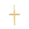 Lillian Vassago Prívesok kríž, kombinované zlato LLV06-GP223 Lillian Vassago Prívesok kríž, kombinované zlato LLV06-GP223