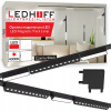 Koľajnicové osvetlenie Ledhoff čierne 2x 1m koľajnica + 6x LED lampa 12W Koľajnicové osvetlenie Ledhoff čierne 2x 1m koľajnica + 6x LED lampa 12W