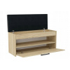 Skrinka na topánky so sedadlom TopEshop 100 x 49 x 35 cm, dub sonoma Skrinka na topánky so sedadlom TopEshop 100 x 49 x 35 cm, dub sonoma