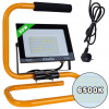 Geko LED reflektor 50W so statívom - profesionálne osvetlenie 5000 lúmenov, 6500K studená biela pre stavebníctvo a dielňu Geko LED reflektor 50W so statívom - profesionálne osvetlenie 5000 lúmenov, 6500K studená biela pre stavebníctvo a dielňu