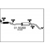 Stredný tlmič výfuku MTS 01.50268 Stredný tlmič výfuku MTS 01.50268