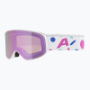 Detské lyžiarske okuliare Alpina Fernie Q-Lite white/confetti matt Detské lyžiarske okuliare Alpina Fernie Q-Lite white/confetti matt