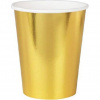 Papierové kelímky zlaté 220ml 6ks - Party Pal Papierové kelímky zlaté 220ml 6ks - Party Pal