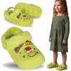 Grinch Zelené detské šľapky ZATEPLENÉ VIANOČNÉ záhradné dreváky 25-26 Grinch Zelené detské šľapky ZATEPLENÉ VIANOČNÉ záhradné dreváky 25-26