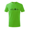 Ekg futbal loptu - Tričko detské bavlnené - 158 cm/12 rokov ( Apple Green ) Ekg futbal loptu - Tričko detské bavlnené - 158 cm/12 rokov ( Apple Green )
