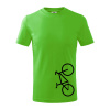 Bicykel na výšku - Tričko detské bavlnené - 146 cm/10 rokov ( Apple Green ) Bicykel na výšku - Tričko detské bavlnené - 146 cm/10 rokov ( Apple Green )